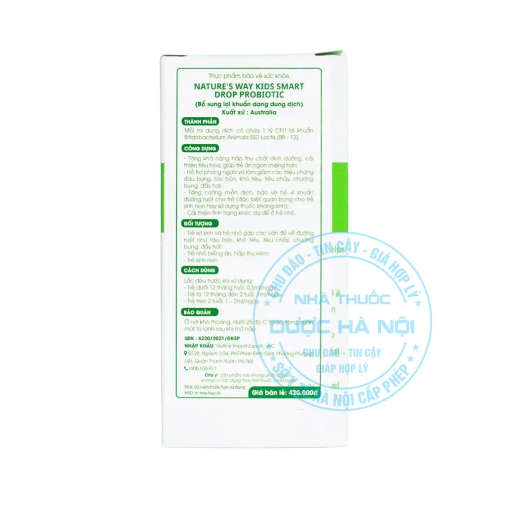 Nature's Way Kids Smart Probiotic Drops