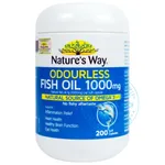 Viên uống Nature's Way Odourless Fish Oil 1000mg