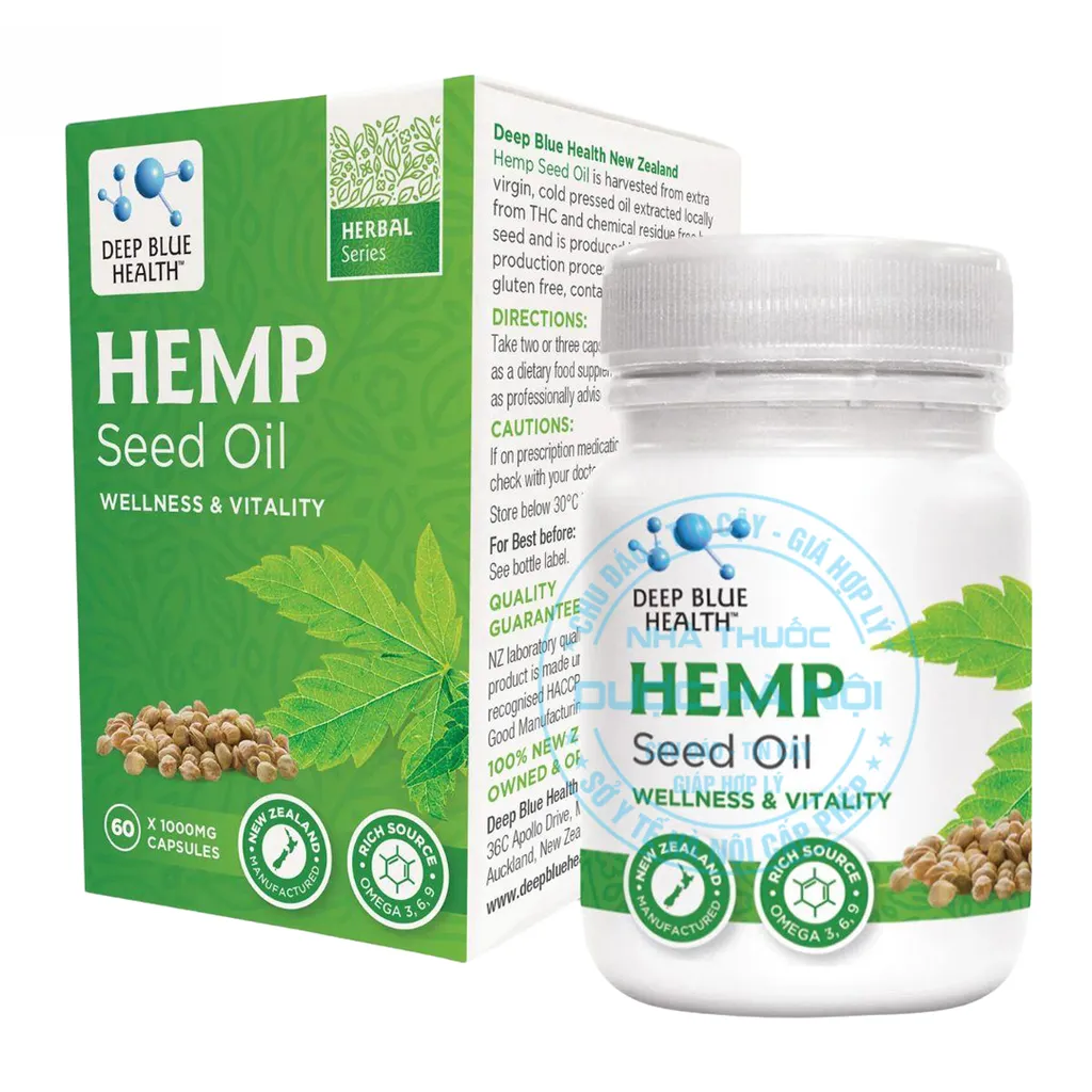 Viên uống Hemp Seed Oil Deep Blue Health