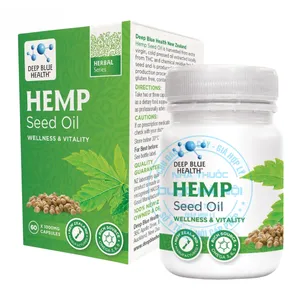 Viên uống Hemp Seed Oil Deep Blue Health cải thiện chức năng tim mạch đến hỗ trợ làm đẹp tự nhiên