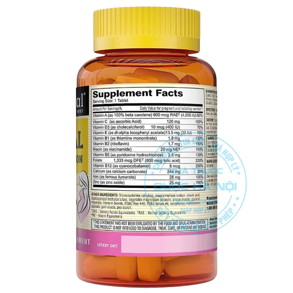 Viên uống Masonatal Prenatal Formulation