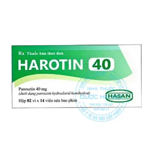 Thuốc Harotin 40 điều trị rối loạn tâm thần, đặc biệt là trầm cảm và các dạng lo âu