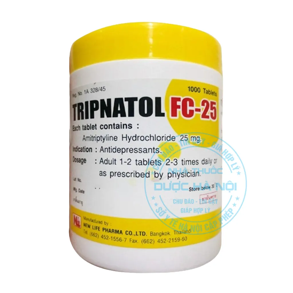 Thuốc Tripnatol FC 25mg