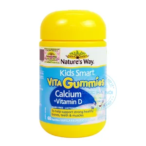 Viên nhai Kids Smart Vita Gummies Calcium + Vitamin D bổ sung Canxi và Vitamin D an toàn, tiện lợi