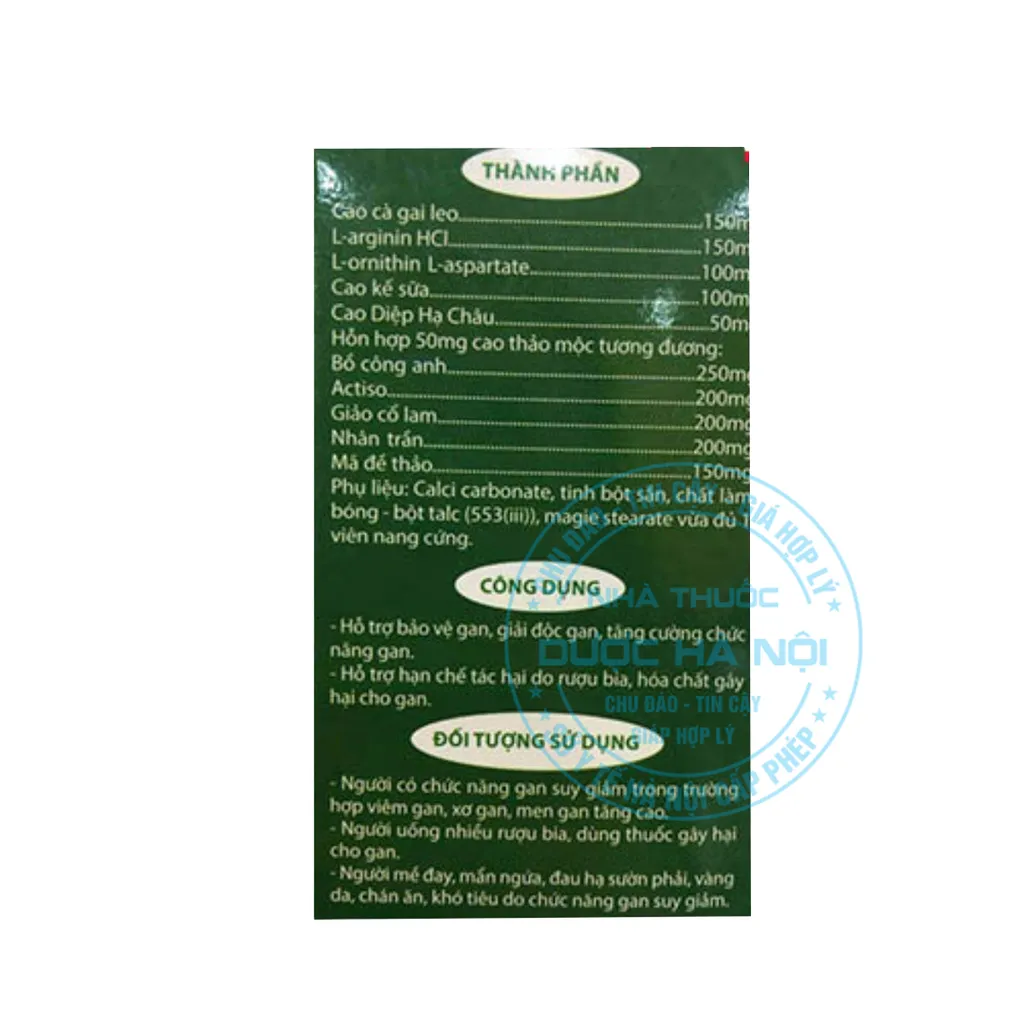 Viên uống DetoxGan BIGFA