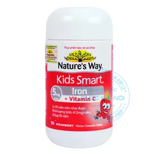 Viên nhai Nature’s Way Kids Smart Iron + Vitamin C hỗ trợ sự phát triển toàn diện của trẻ nhỏ