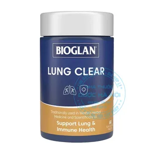 Viên uống Bioglan Lung Clear hỗ trợ hệ hô hấp khỏe mạnh, giảm ho, thanh lọc đờm