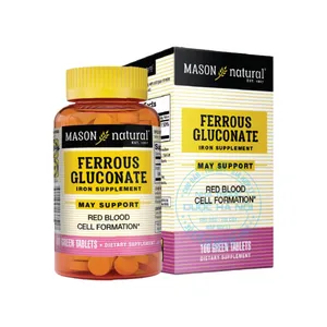 Viên uống Mason Natural Ferrous Gluconate bổ sung sắt cho cơ thể