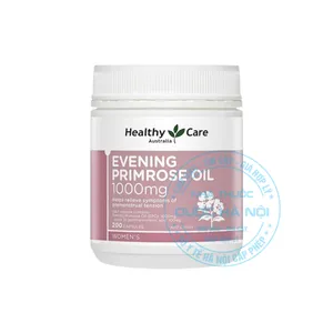 Viên uống Healthy Care Evening Primrose Oil 1000mg cân bằng nội tiết, làm đẹp da, tóc và hỗ trợ sức khỏe tổng thể