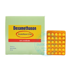 Thuốc Dexamethason 0.5mg là một thuốc corticosteroid kiểm soát viêm, dị ứng và các bệnh tự miễn
