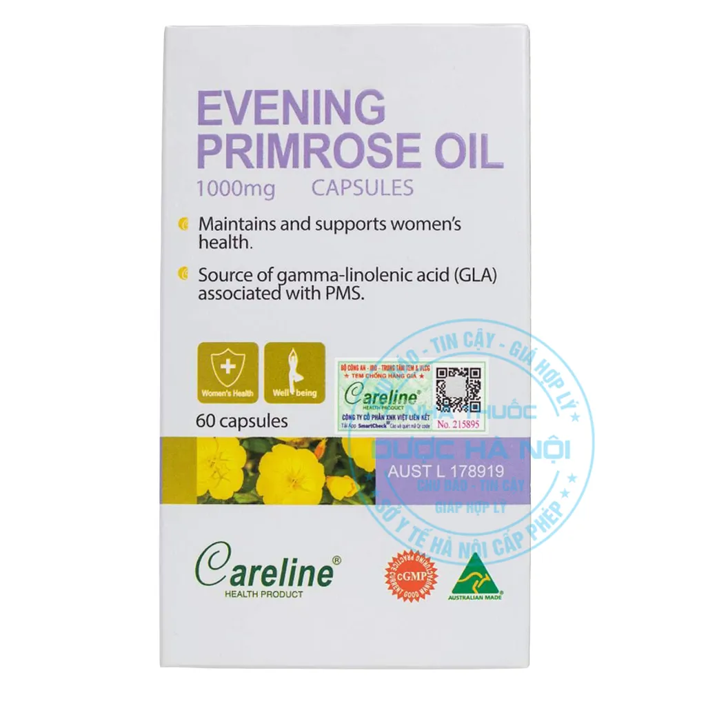 Viên uống Careline Evening Primrose Oil 1000mg
