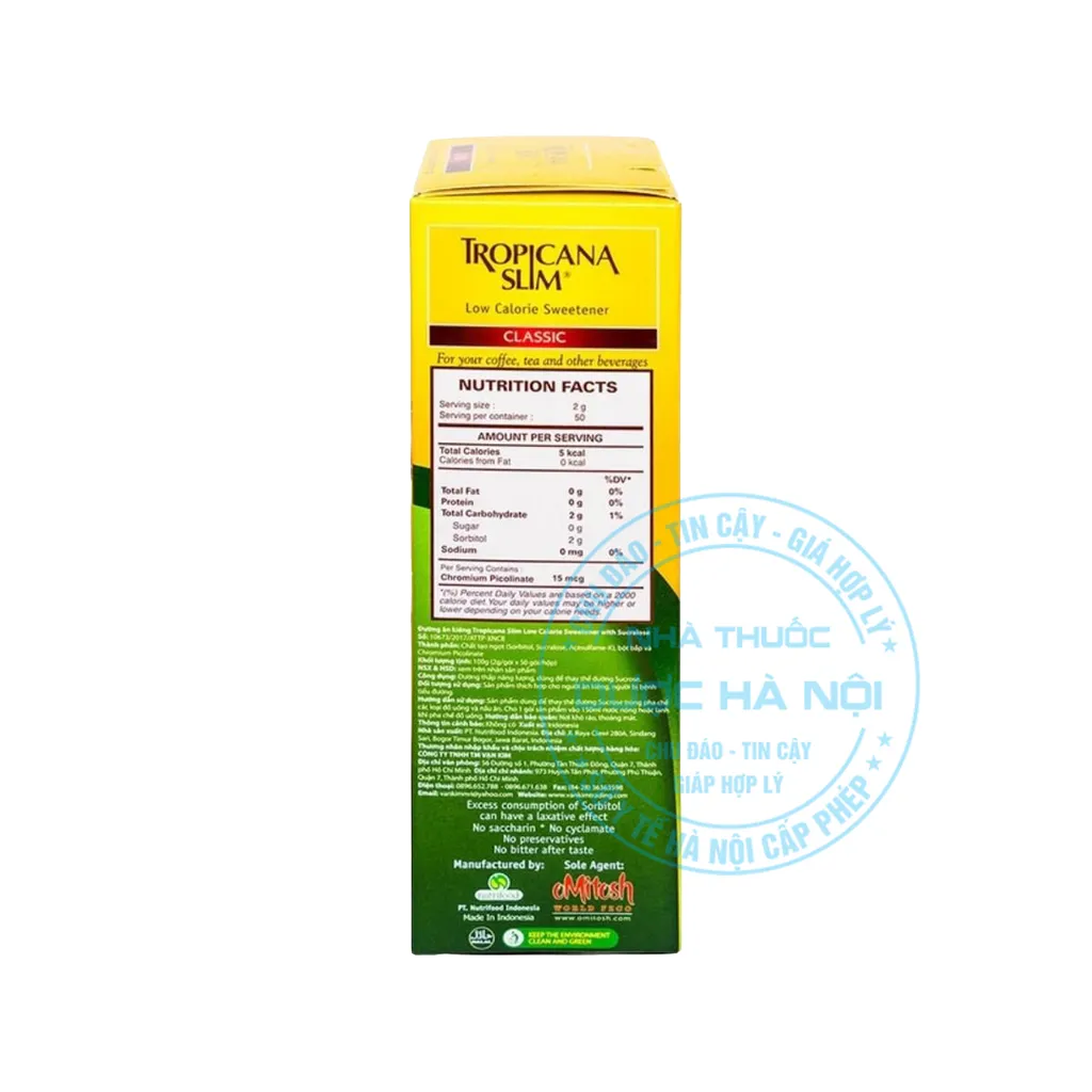 Đường bắp ăn kiêng Tropicana Slim Classic