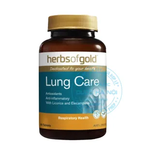 Viên uống Herbs Of Gold Lung Care hỗ trợ điều trị các vấn đề về phổi