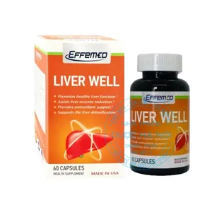 Viên uống Effemed Liver Well duy trì sức khỏe gan, hỗ trợ thải độc, làm mát gan và bảo vệ tế bào gan