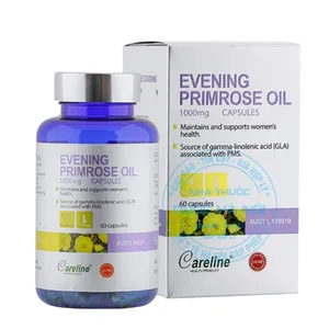 Viên uống Careline Evening Primrose Oil 1000mg hỗ trợ nội tiết, giúp giảm các triệu chứng khó chịu và duy trì vẻ đẹp