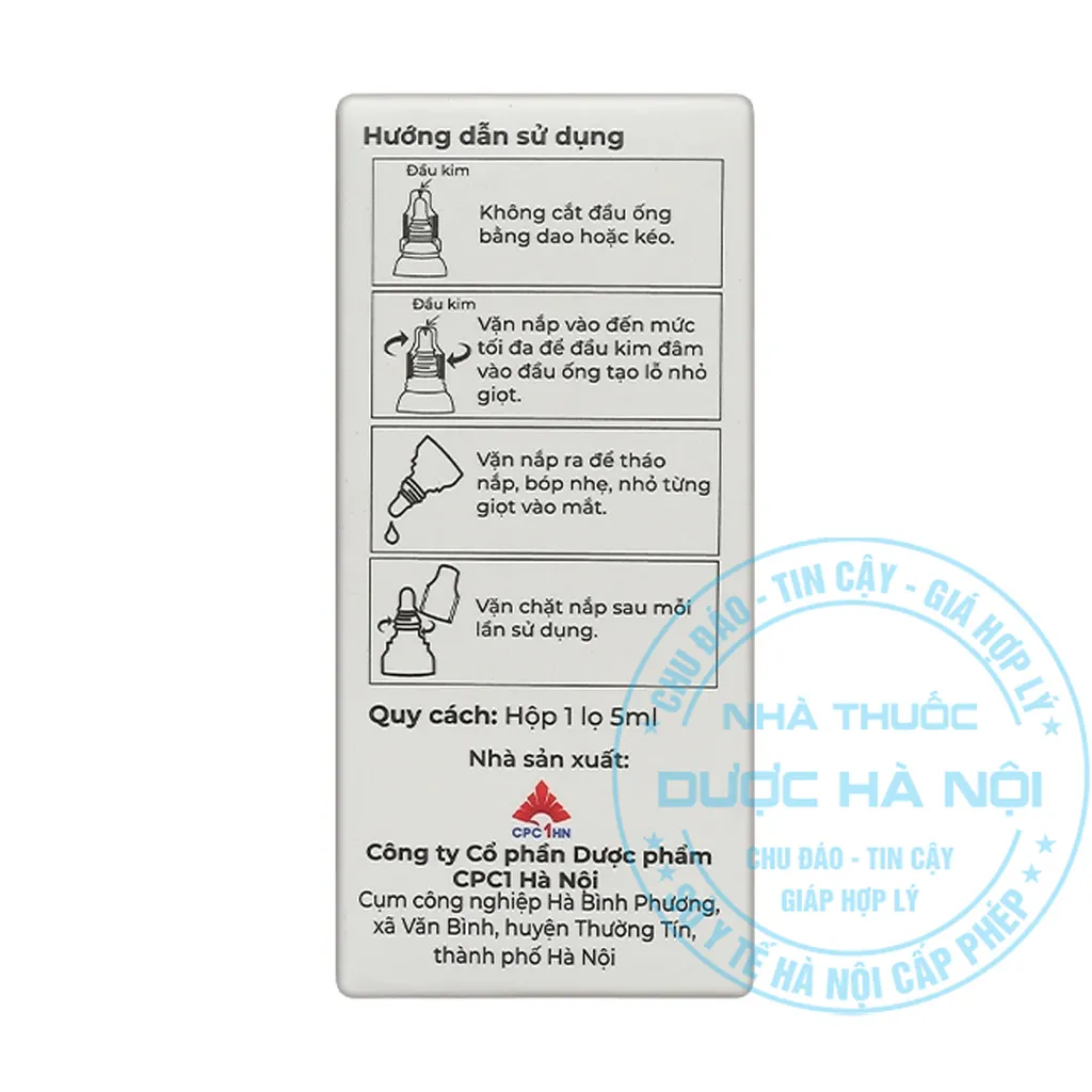 Thuốc nhỏ mắt Timo drop 5mg/ml