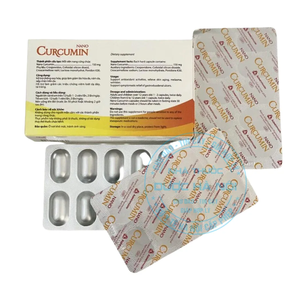 Viên uống Nano Curcumin Agimexpharm