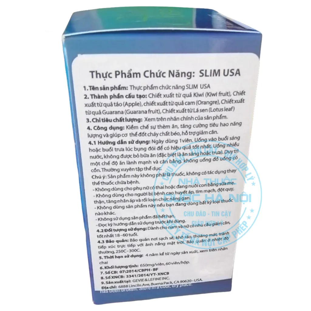 Viên uống Slim USA