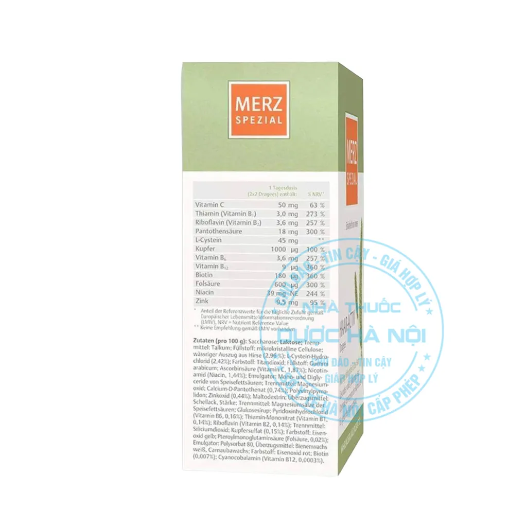 Viên uống Haar-Activ Dragees Merz Spezial