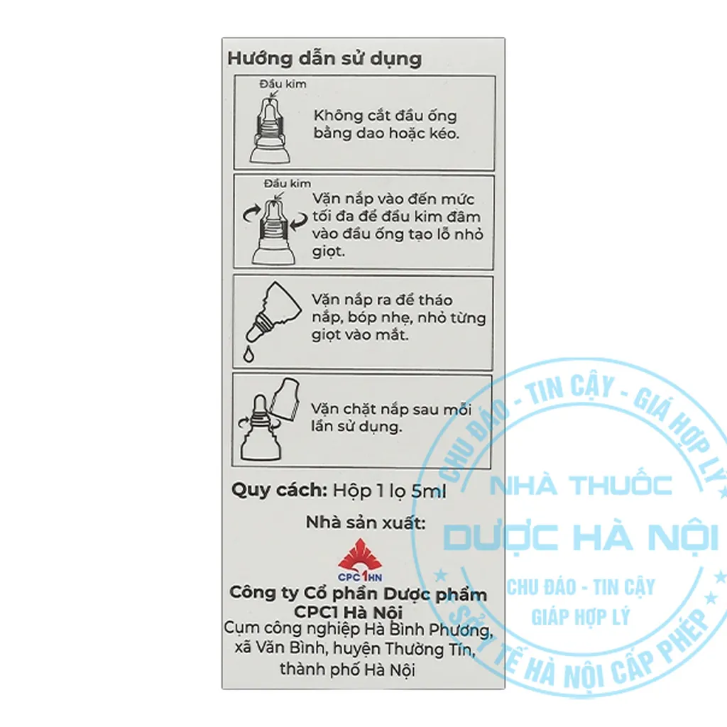 Thuốc nhỏ mắt Timo drop 5mg/ml