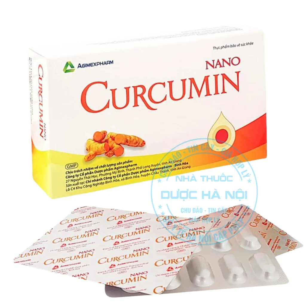 Viên uống Nano Curcumin Agimexpharm