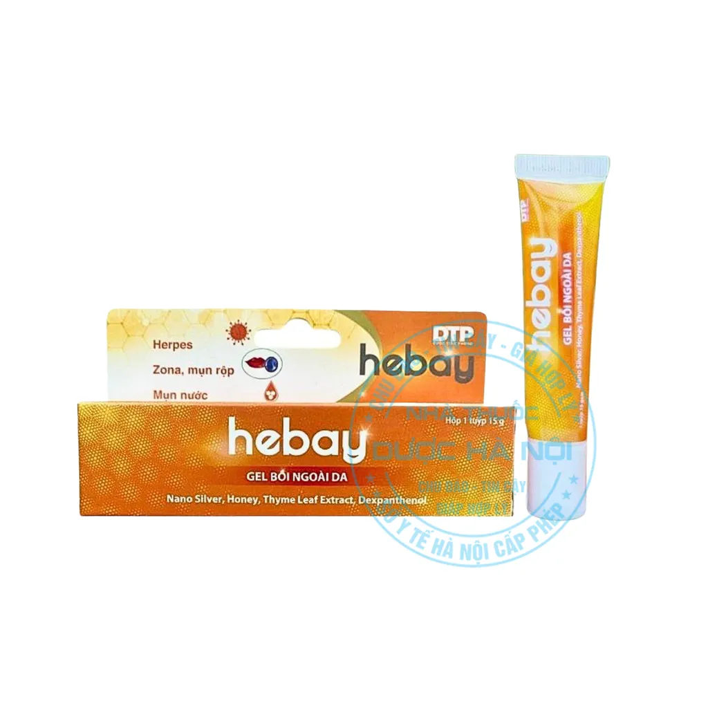 Gel bôi ngoài da Hebay 15g