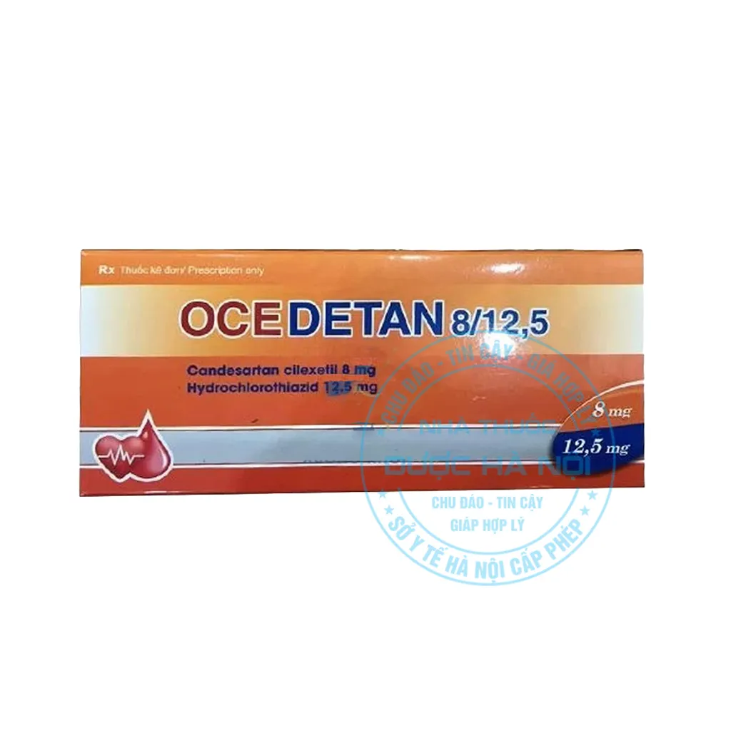 Thuốc Ocedetan 8/12.5
