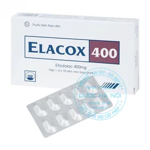 Thuốc Elacox 400 điều trị các triệu chứng viêm và đau nhức cho bệnh lý xương khớp