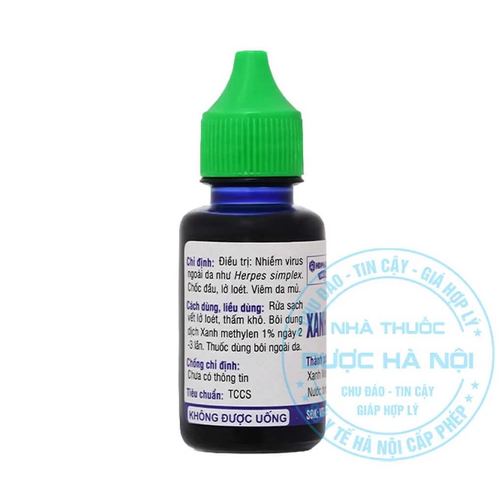 Dung dịch Xanh Methylen 1% HDPHARMA 20ml