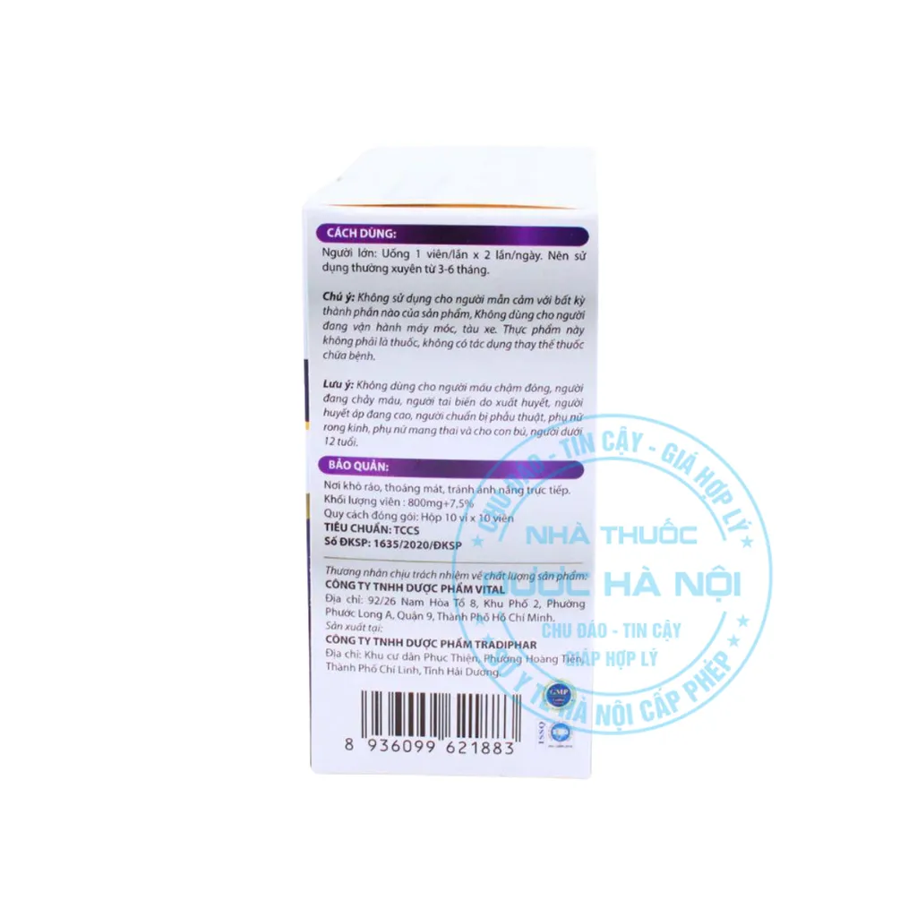 Viên uống Ginkgo Natto 360 Q10 Gold