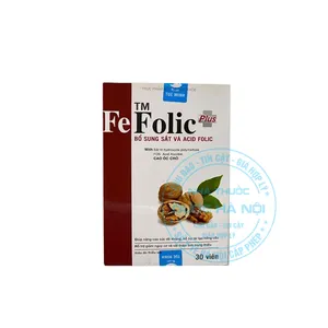 Viên uống TM FeFolic Plus bổ sung các vi chất thiết yếu, đặc biệt sắt và acid folic