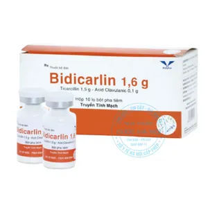 Thuốc Bidicarlin 1.6g điều trị hiệu quả các ổ nhiễm trùng do vi khuẩn