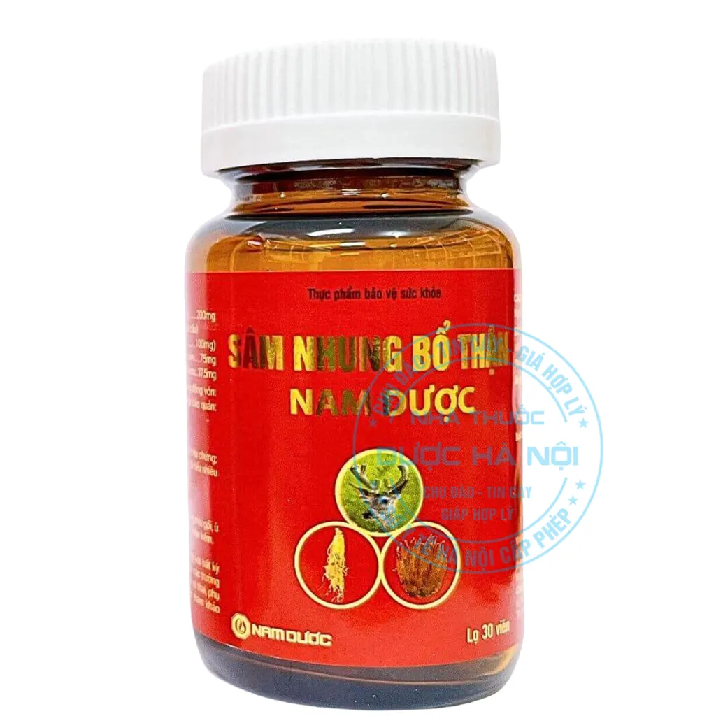 Viên uống Sâm Nhung Bổ Thận Nam Dược