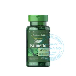Viên uống Puritan’s Pride Saw Palmetto 450mg hỗ trợ sức khỏe tuyến tiền liệt