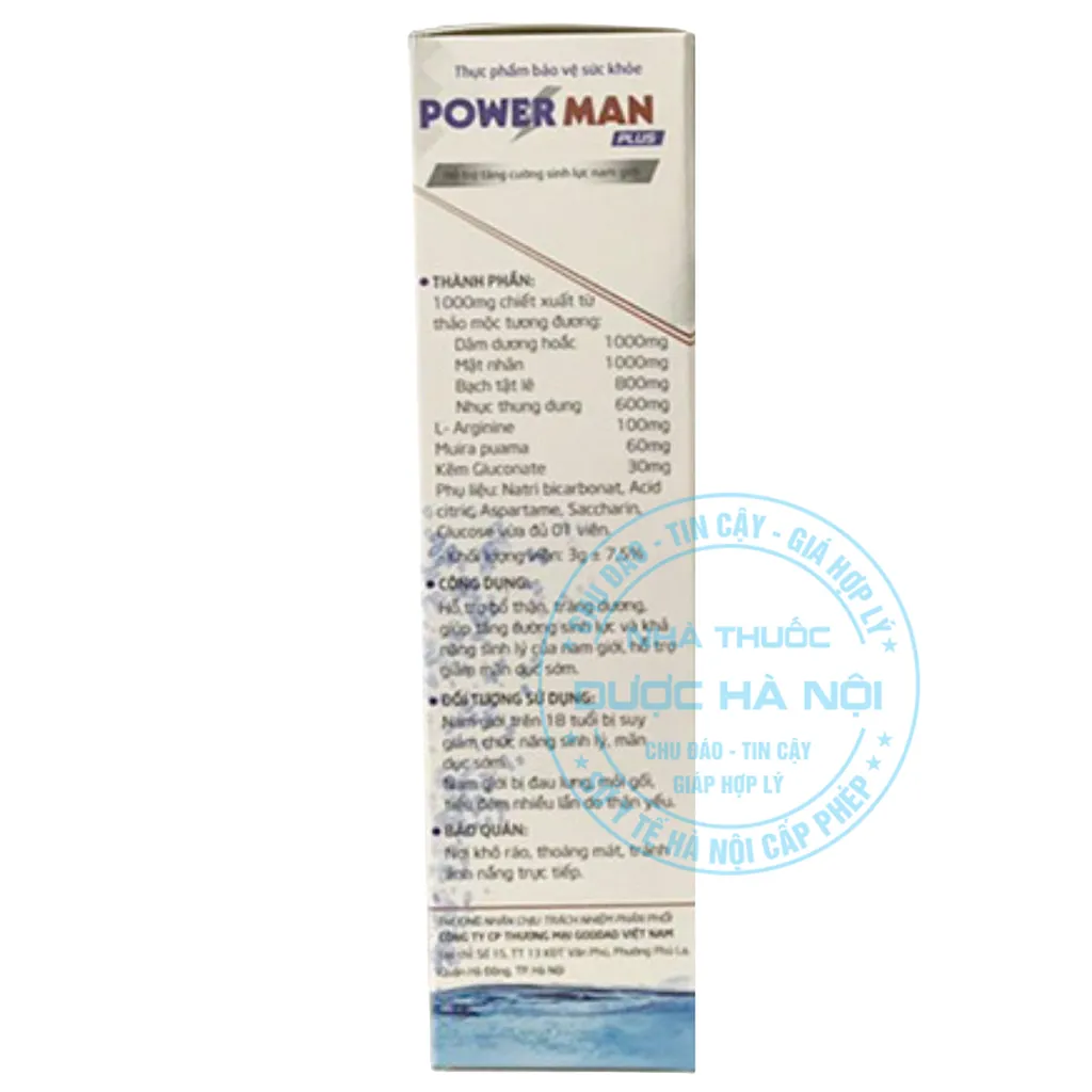 Viên sủi Power Man Plus