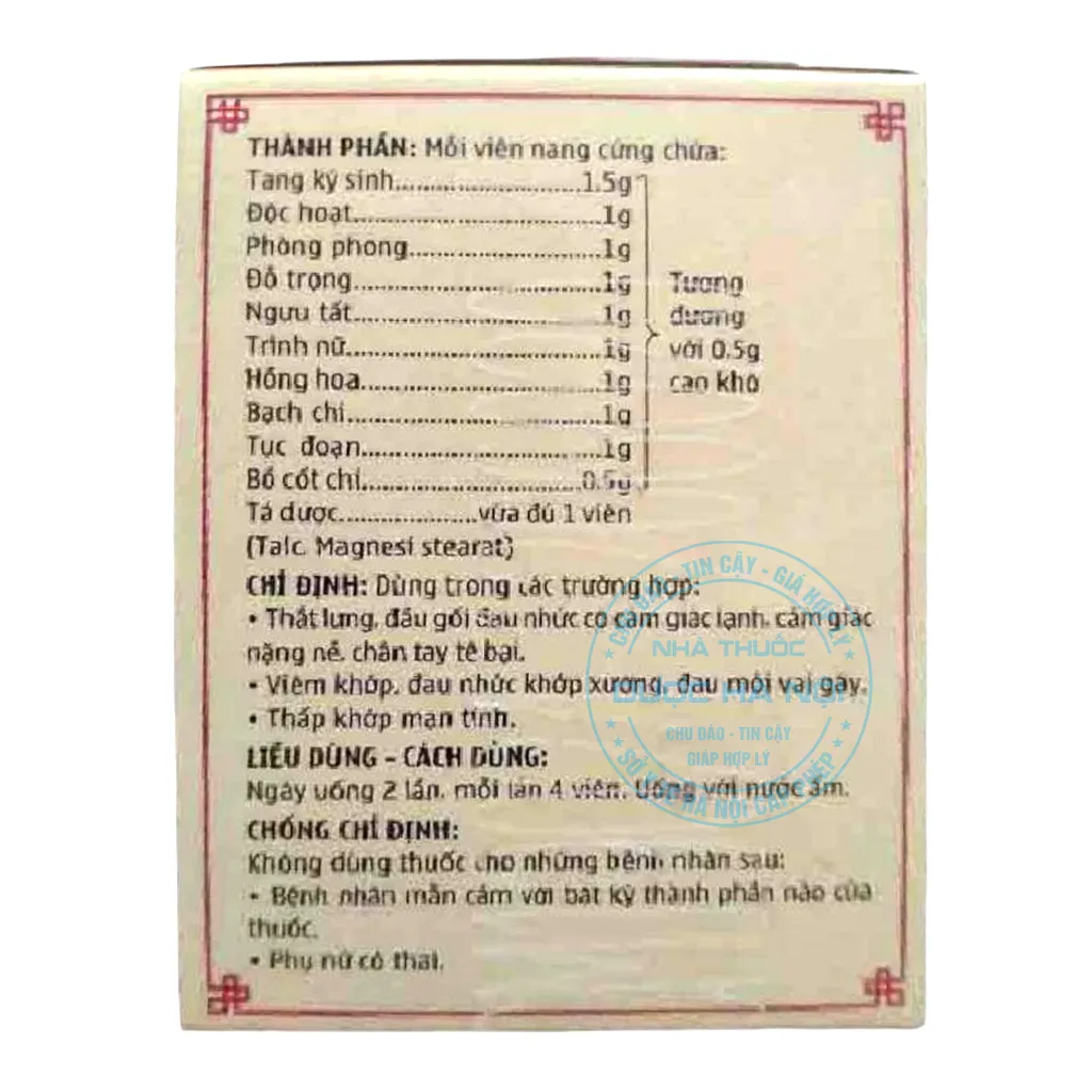 Thuốc Thấp khớp Nam dược