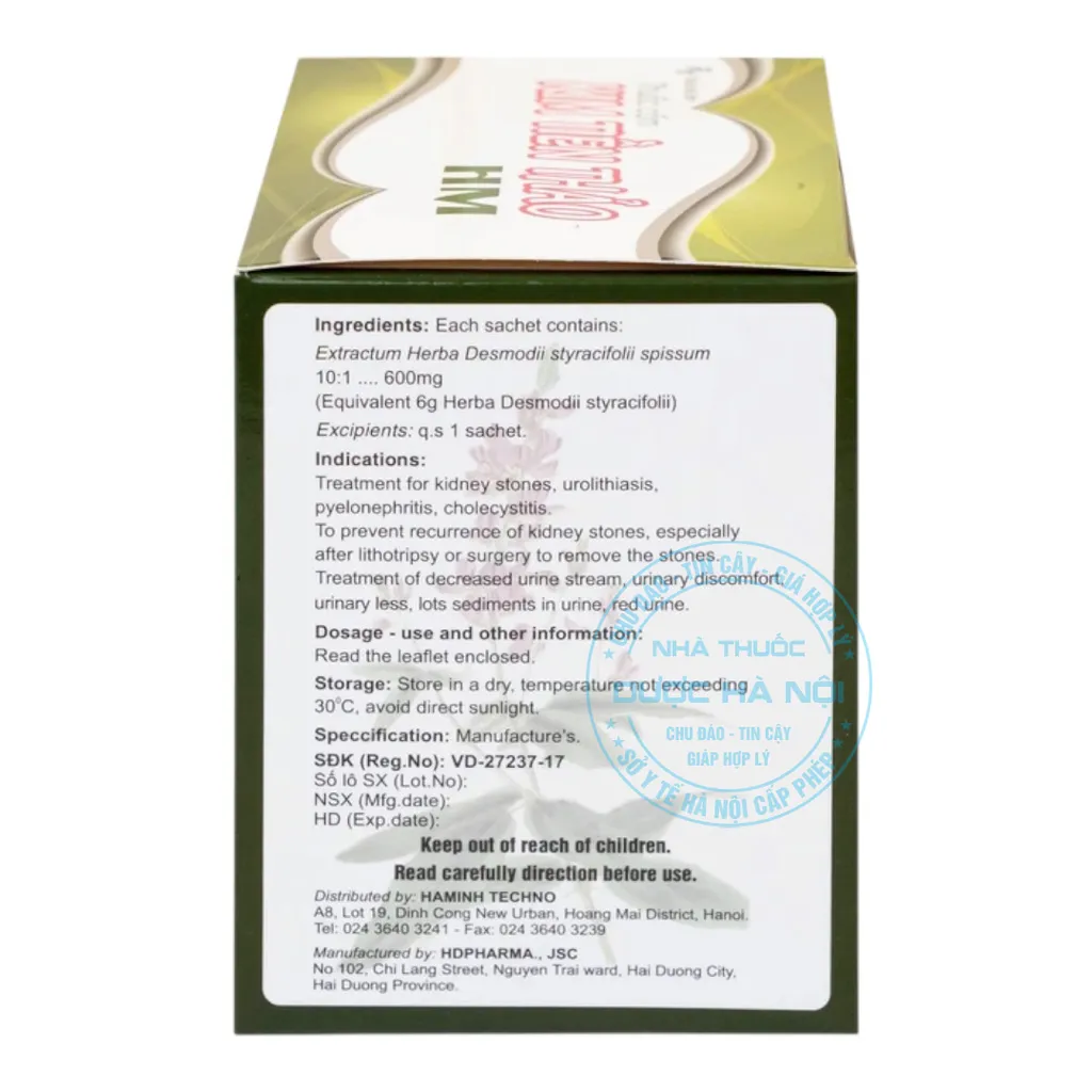 Thuốc Kim Tiền Thảo HM