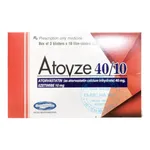Thuốc hạ mỡ máu Atovze 40/10