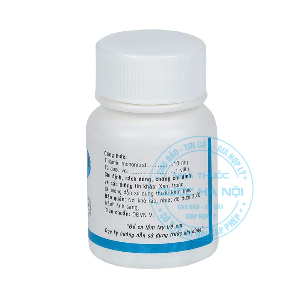 Thuốc Vitamin B1 10mg Vinphaco