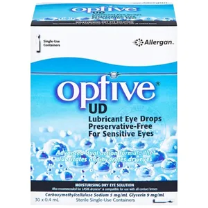Nhỏ mắt Optive UD cung cấp độ ẩm tự nhiên, giảm cảm giác kích ứng mắt
