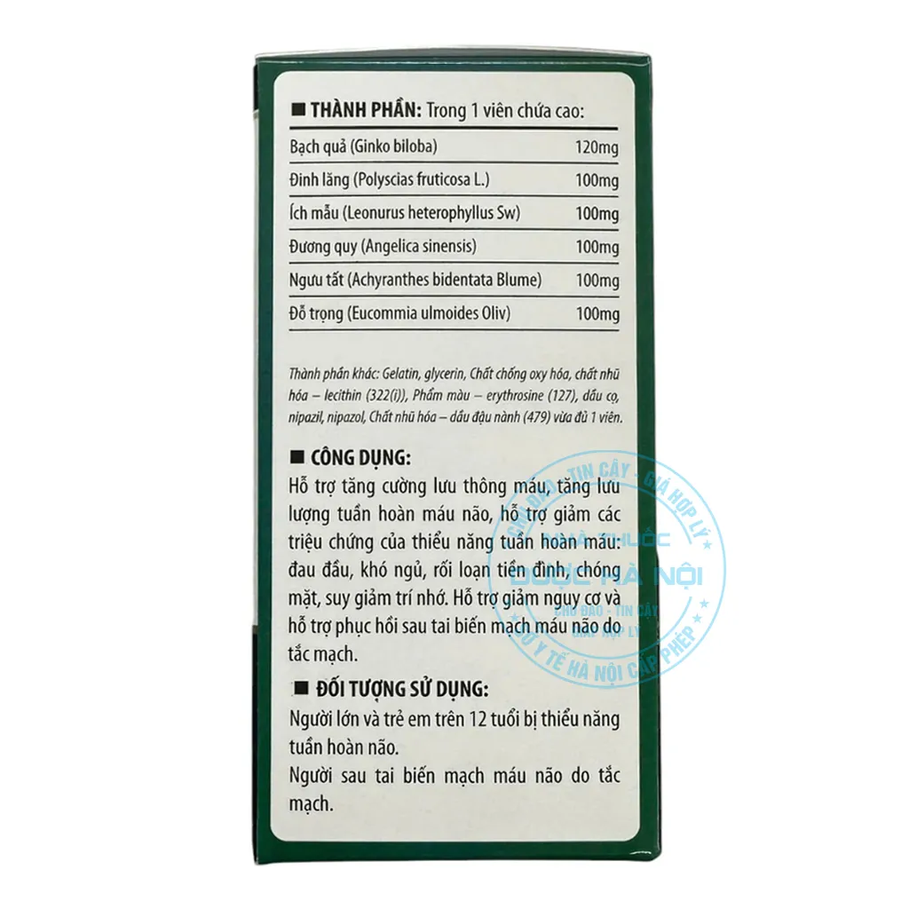 Viên uống Ginko Biloba Vinaphar