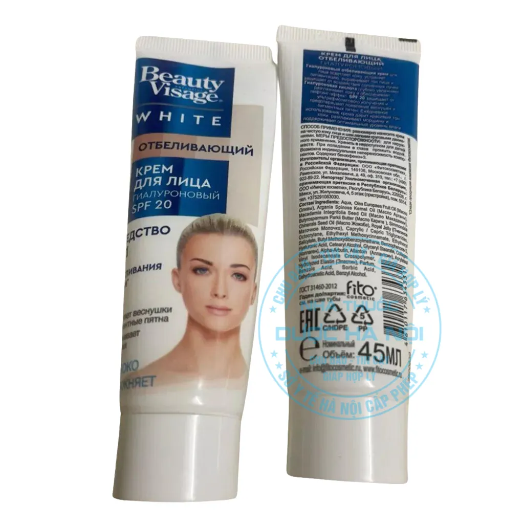 Kem dưỡng trắng da mặt Beauty Visage White Fito