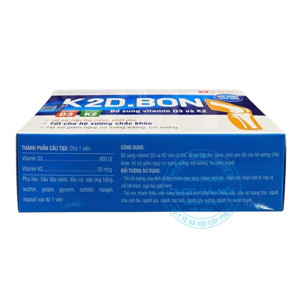 Viên uống K2D.BON Vitamin D3 và K2