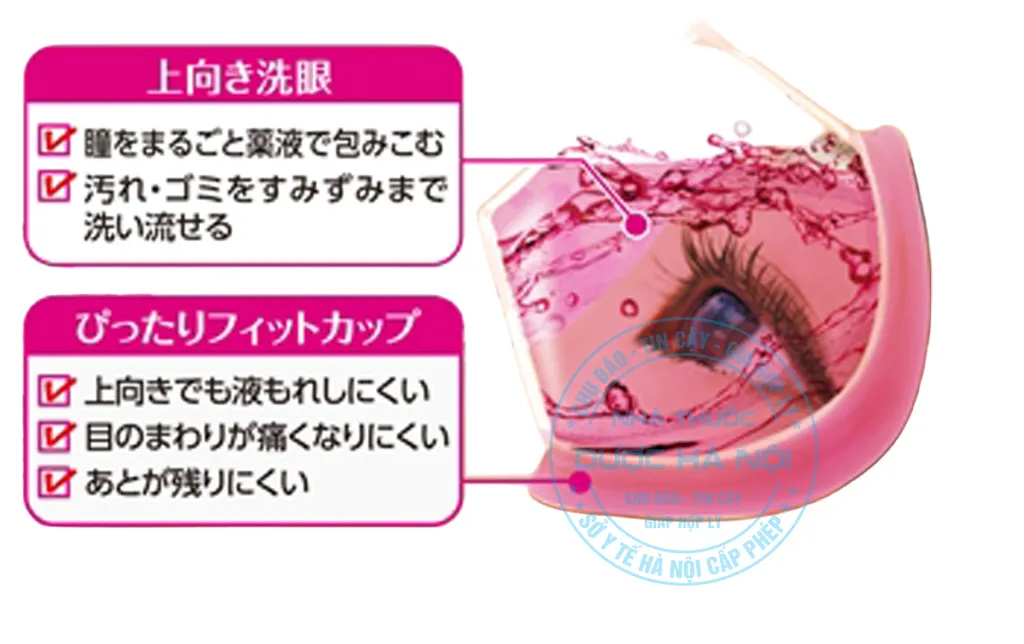 Nước rửa mắt Eyebon W Vitamin Premium