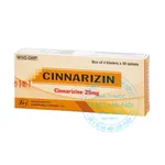 Thuốc Cinnarizin 25mg Khapharco