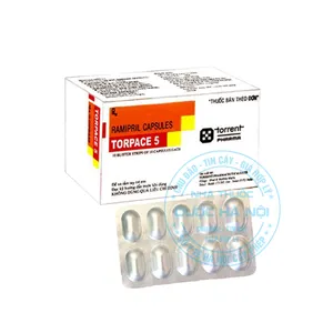 Thuốc Torpace-5 điều trị tăng huyết áp, suy tim, và phòng ngừa các biến cố tim mạch