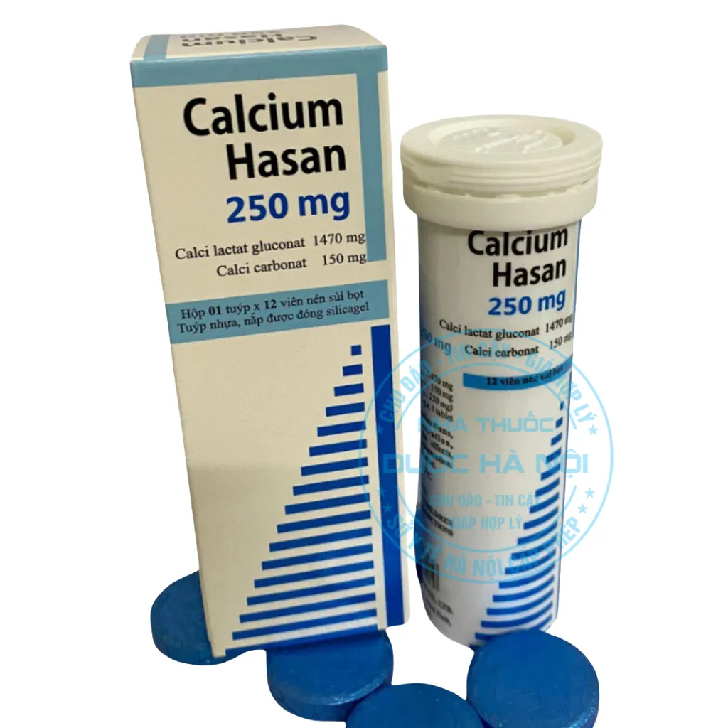Thuốc Calcium Hasan 250mg