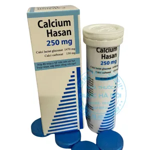 Thuốc Calcium Hasan 250mg bổ sung calci hiệu quả, giúp duy trì sự cân bằng khoáng chất