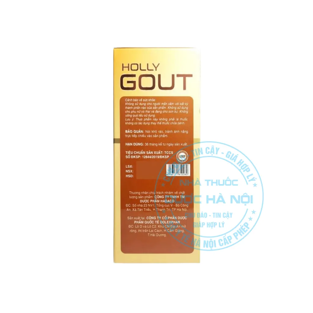 Viên uống Holly Gout Minhchien Pharma