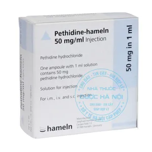 Thuốc Pethidine-Hameln 50mg/ml giảm đau cấp tính dùng trong các ca đau dữ dội và những thủ thuật y tế